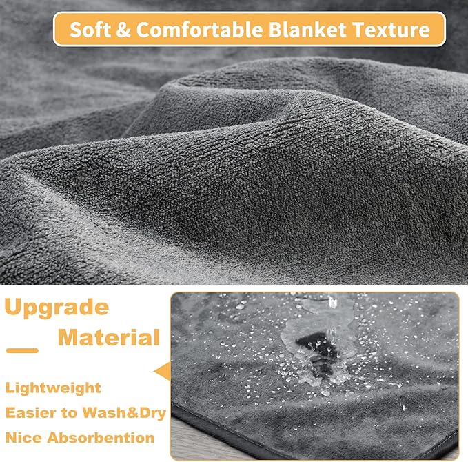 Dog Pee Pad Washable Extra Large, 72x72 Instant Absorb Training Pads, Non-Slip Pet Playpen Mat Waterproof Reusable Floor Mat for Puppy, Senior Dog Whelping Incontinence Housebreaking-PurrikoPets