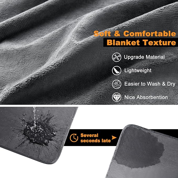 Dog Pee Pad Washable-Extra Large Instant Absorb Training Pads Non-Slip Pet Playpen Mat Waterproof Reusable Floor Mat for Puppy/Senior Dog Whelping Incontinence Housebreaking (31"x36"-(2PACK))-PurrikoPets