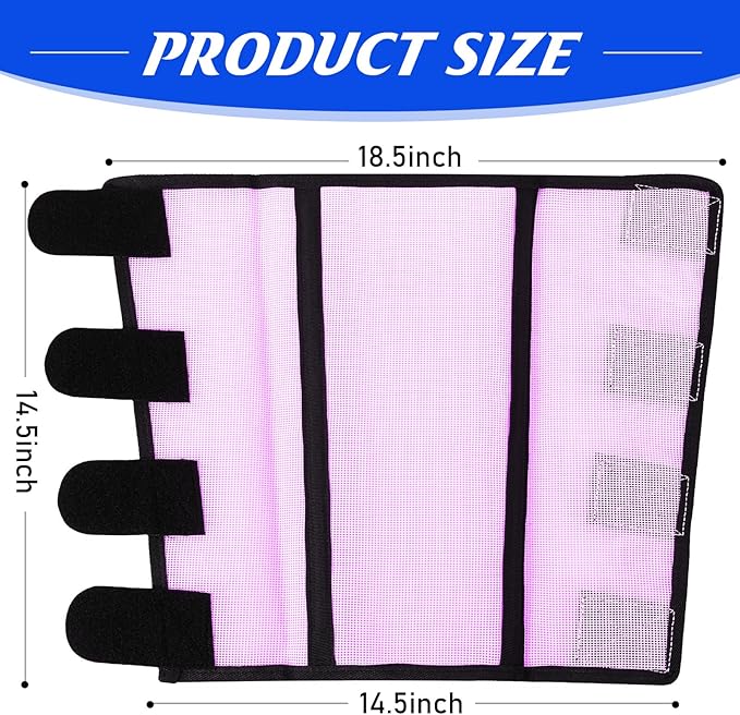 8 Pcs Mesh Fly Boots for Horse Breathable Mesh Horse Boots Protective Horse Leg Wraps Horse Leggings for Preventing Flies and Mosquitoes Bites (Light Pink, Dark Pink)-PurrikoPets