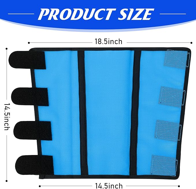 8 Pcs Mesh Fly Boots for Horse Breathable Mesh Horse Boots Protective Horse Leg Wraps Horse Leggings for Preventing Flies and Mosquitoes Bites (Light Pink, Dark Pink)-PurrikoPets