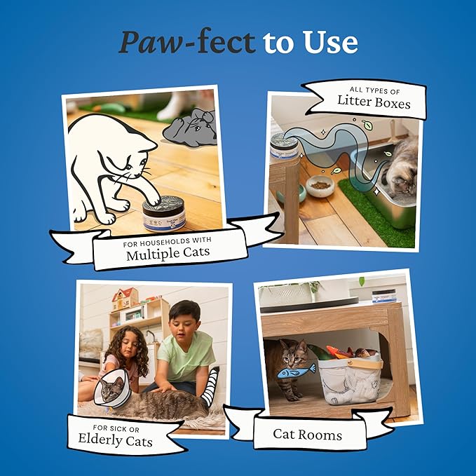 Fresh Wave Odor Removing Litter Box Gel, 7 oz. | Safer Pet Odor Eliminator for Home and Litter Box Area-PurrikoPets