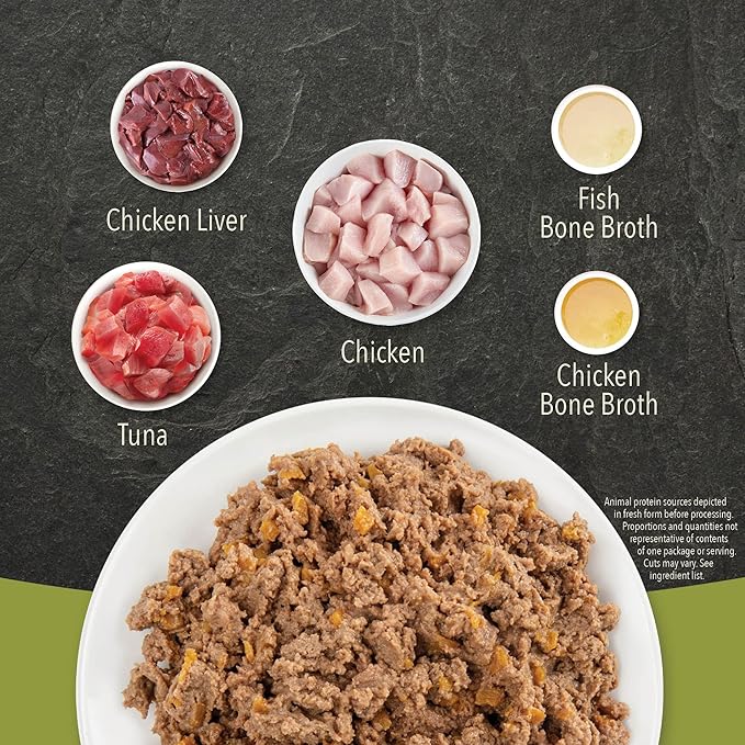 ACANA Premium Pate Kitten Wet Cat Food in Bone Broth Chicken + Tuna Recipe 5.5oz Cans (6 Count)-PurrikoPets