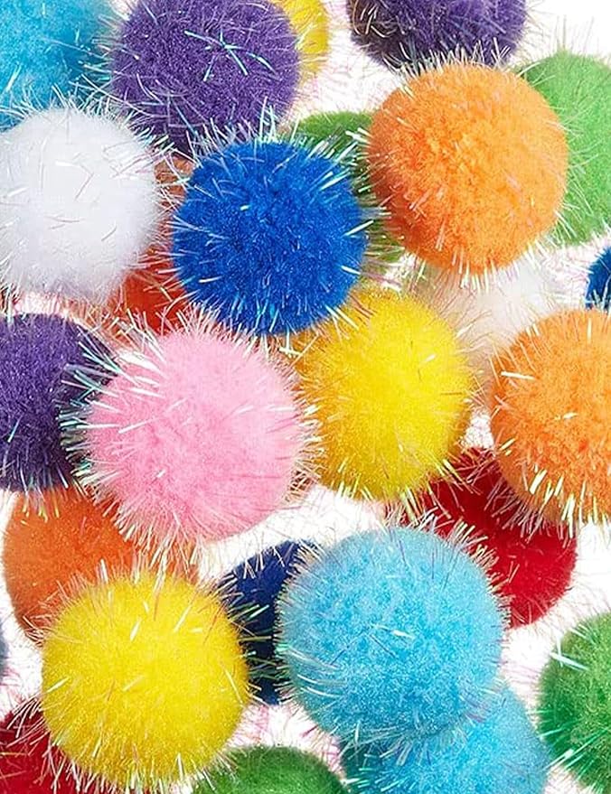100-Pack Cat Toy Balls – Soft Fuzzy Toys for All Cats to Play and Exercise Indoors (1.5 inch, Cat Toys Pro Collection)-PurrikoPets