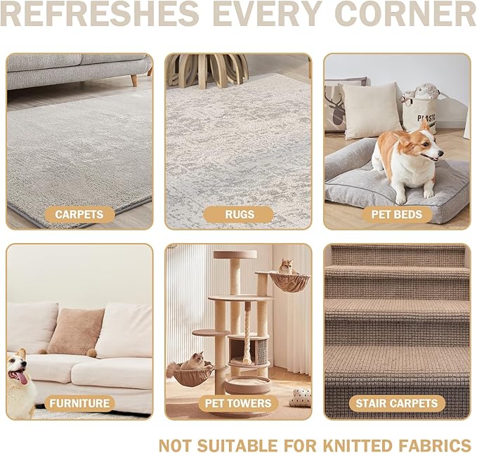 63“Ultra Long Carpet Rake by LINTPLUS-Heavy Duty Carpet Scraper & Pet Hair Remover for Deep Cleaning, Efficient Dog Hair Remover for Carpets,Rugs,Furniture-Durable Carpet Rake for Home Use-PurrikoPets