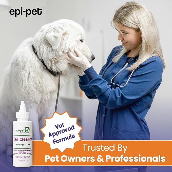 Ear Cleaner for Pets, 4-Ounce (90712)-PurrikoPets