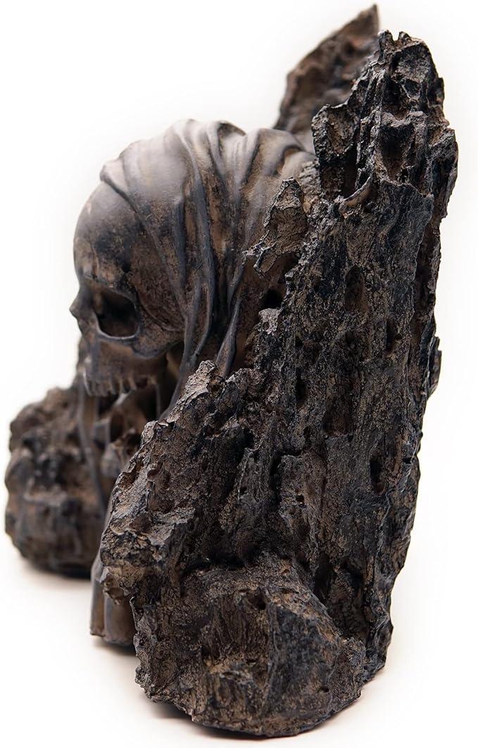 Fish Tank Decor Rocks.Aquarium Decoration Model.Easy and Quick Solution for Aquascaping.(Skull Canyon)-PurrikoPets