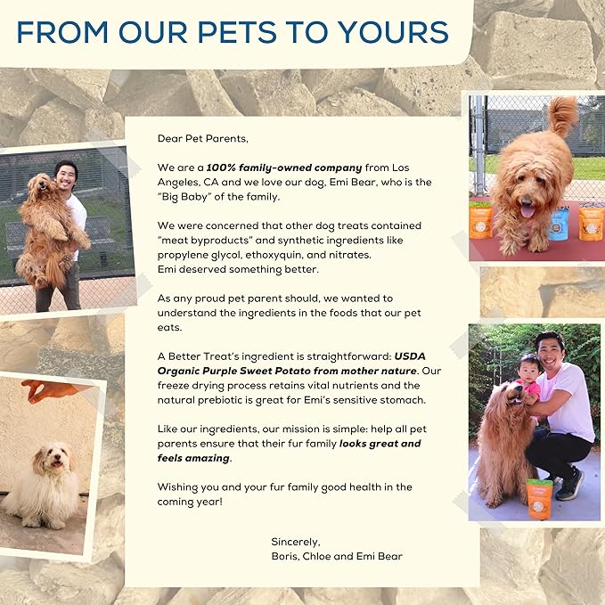 A Better Treat – Freeze Dried Organic Purple Sweet Potato Dog and Cat Treats, Organic, Single Ingredient | Natural, Healthy, Diabetic Friendly | Made in The USA-PurrikoPets