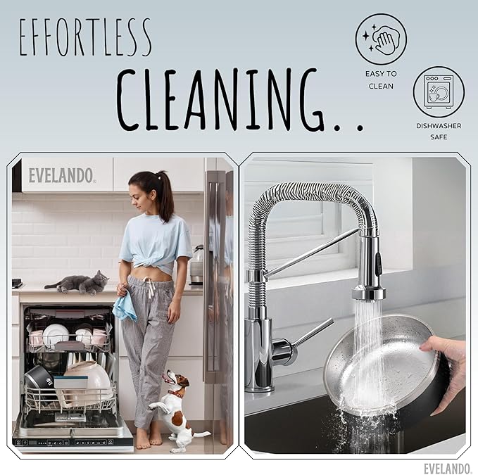 EVELANDO® Premium Dog Food Bowl 32 oz Stainless Steel 4 Cups Small Medium Dog Bowls Non Slip & BPA-Free S M L Pet Water Bowl Platos para Perros Indoor Outdoor Pet Dish Feeder Water and Food Dish-PurrikoPets