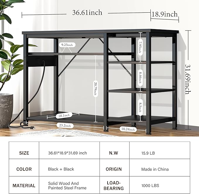 40-50 Gallon Fish Tank Stand: Heavy Duty Aquarium Stand with Power Outlets and Cabinet for Fish Tank Accessories Storage - Metal Frame, 1000LBS Capacity, Suitable for Fish & Reptile Terrariums-PurrikoPets