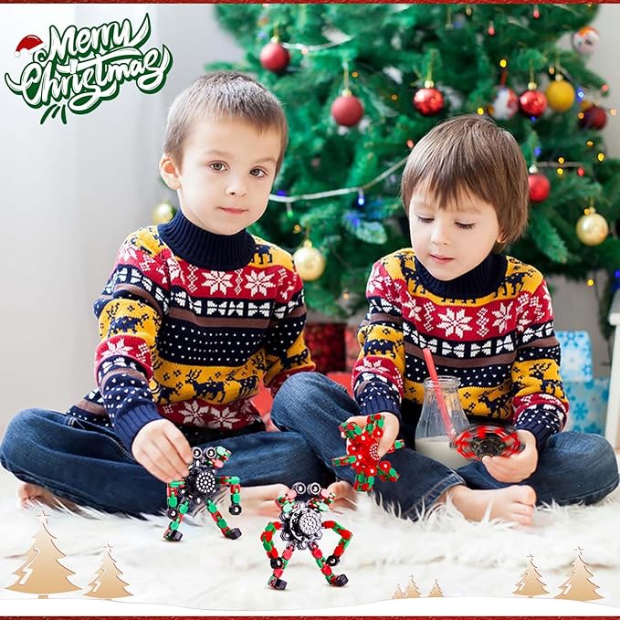 Fidget Spinners for Kids and Adults Christmas Fidget Toys Gifts, Stress Relief Sensory Toys for Boys and Girls Fingertip Gyros for ADHD Autism for Kids Birthday Gifts-PurrikoPets
