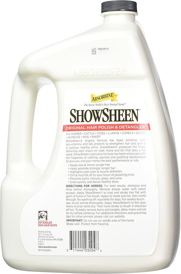 Absorbine ShowSheen Hair Polish One Gallon-PurrikoPets