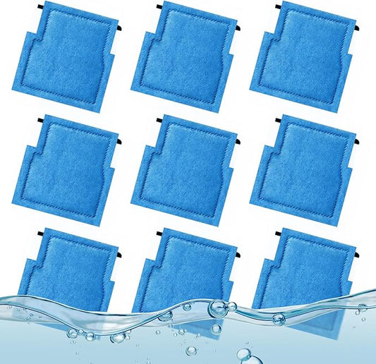 9 Pack Assembled Aquarium Filter Cartridge for Marineland Rite-Size A, Fish Tank Filters Cartridges Fit for Aqua-Tech EZ-Change #1, 5-15 Power Filter and for Marineland Penguin Power Filters 75 & 100-PurrikoPets