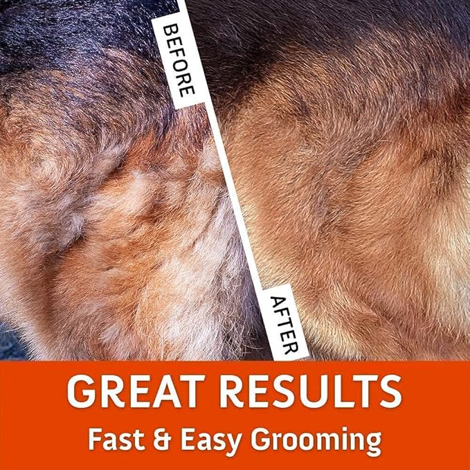 GoPets Grooming Kit Bundle with 2 Sided Dematting Comb and Deshedding Rake + Nail Clipper for Dogs and Cats Includes Nail File and Trimmer-PurrikoPets