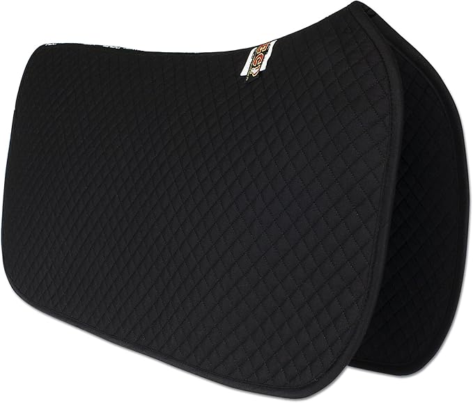 ECP Equine Comfort Products All Purpose Diamond Quilted Western Saddle Pad for Injury Prevention, Breathable, Hypoallergenic, Shock-Absorbing Cushion for Horse Comfort-PurrikoPets