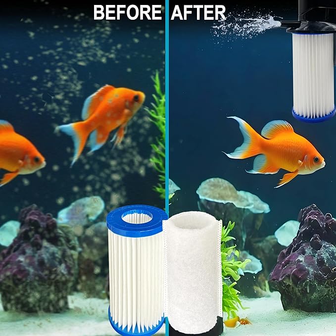 3 Pack Replacement Micron Cartridges, 3 JH Floss Sleeves, and 3 Foam Gaskets for MarineLand Magnum Polishing Internal Canister Filter; Micron Cartridge PA0140, ML90769 Rite-Size JH Floss Sleeve-PurrikoPets