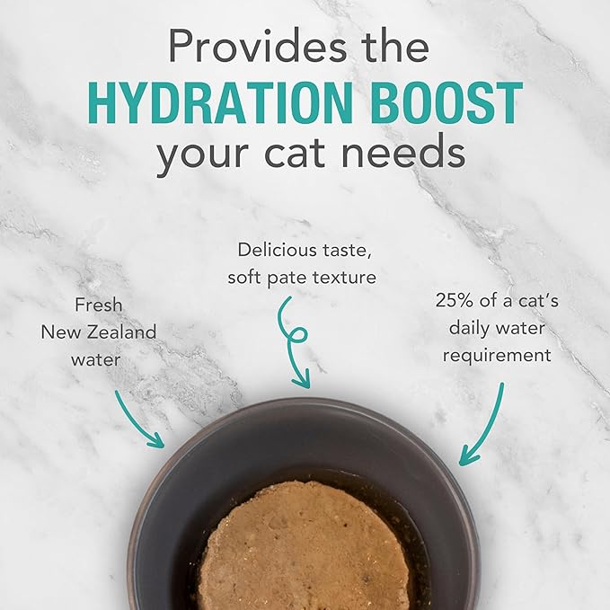 Feline Natural New Zealand Canned Catfood Wet Food, High-Meat, Low-Carb, & Grain Free Cat Food Wet, Beef & Hoki Feast, 3 oz, Pack of 24-PurrikoPets