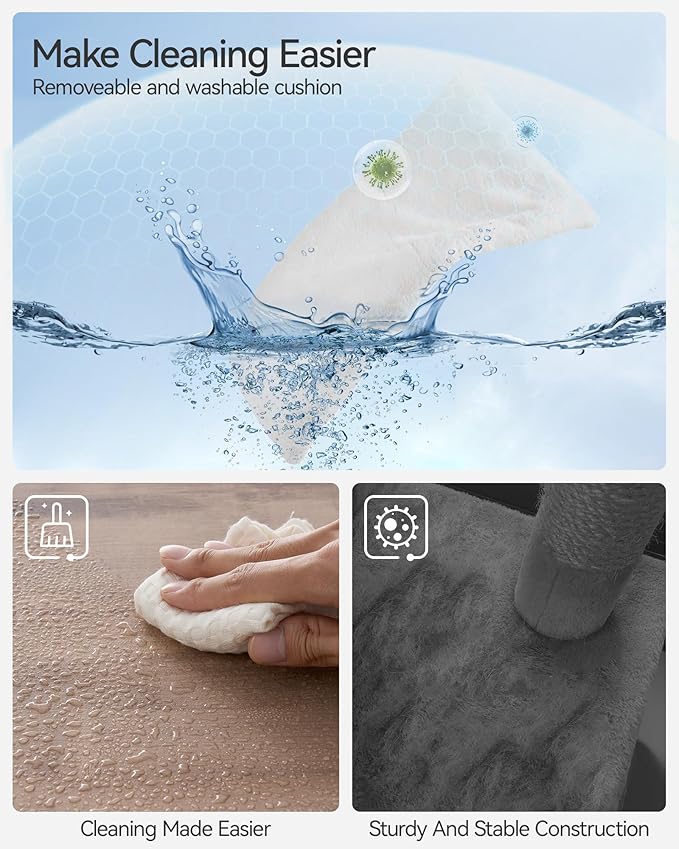 FourFurPets 72.4" Cat Tree, Modern Cat Tower for Indoor Cats, Multi-Level Cat Condo with Caves, Tall Cat Tree with Cat Scratching Board, Wooden Cat Tower with Large Perch, Removable Pads, Camel Brown-PurrikoPets