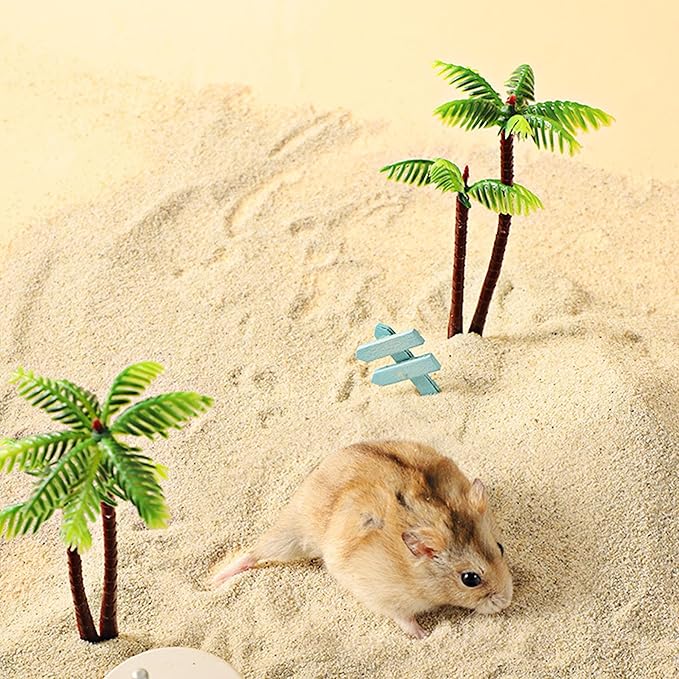 DR.DUDU Hamster Bath Sand, 2.8lb Dust Free Desert Sand or Potty Litter Sand for Hamster Chinchillas Gerbil Syrian Mice Small Animals (Beige)-PurrikoPets