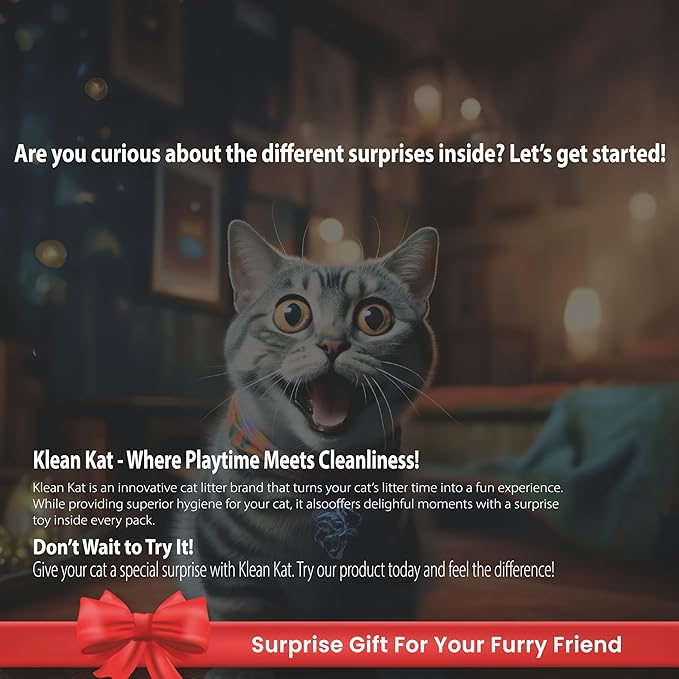 All Natural Clumping Cat Litter – Multiple Scents – Low Dust, Odor Control – (Aloe Vera) 18 lb - Surprise Toy Inside-PurrikoPets