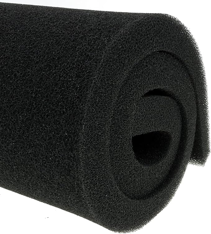 AFA Aquarium Filter Media Sponge Pad, Fish Tank Bio Open Cell Coarse Foam Block Foam Pre Filter Sponge Material (12" x 36" x 1" 35ppi)-PurrikoPets