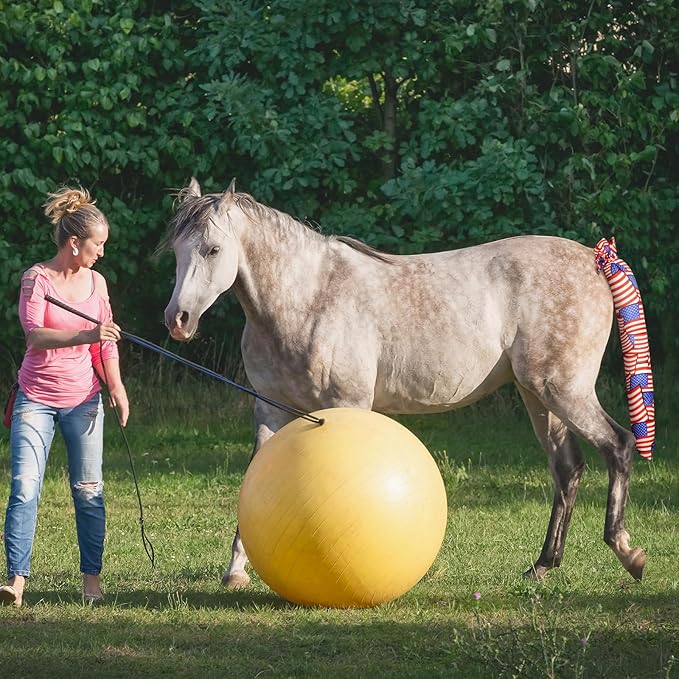 6 Pcs Horse Tail Bag Breathable Guard 22" Slip on Horse Care Tail Wrap 2 Strand Closure Straps Grooming Supplies to Keep from Dirt Breakage Rubbing 6 Designs(Modern Style)-PurrikoPets