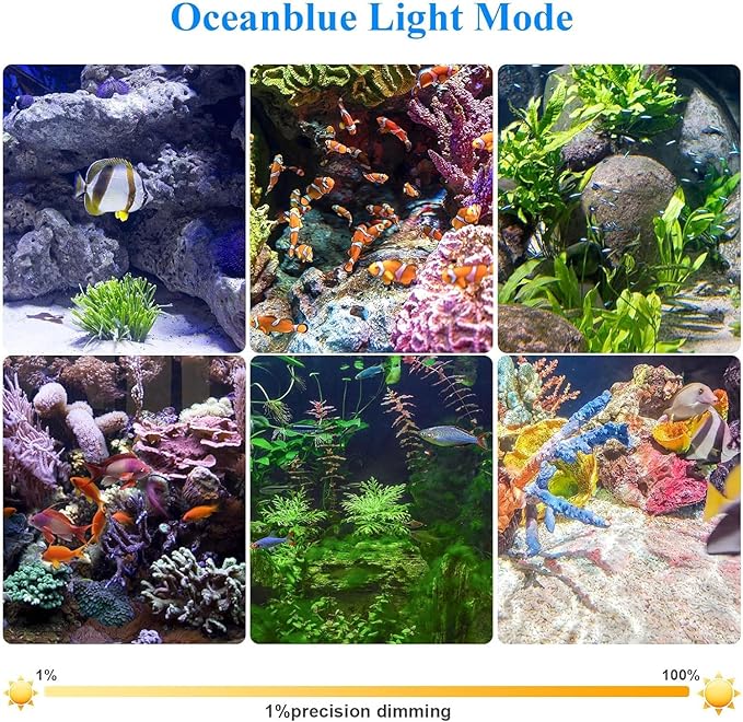 45W LED Aquarium Light for Plants,Full Spectrum Fish Tank Light with Timer,24/7 Lighting Cycle,Daylight Moonlight Mode Aquarium LED Light for 36 to 42 Inch Freshwater Planted Tank-PurrikoPets