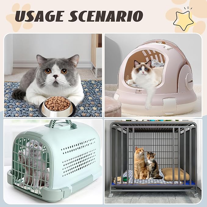 6 Pcs Washable Guinea Pig Blankets Absorbent Animal Fleece Bedding Waterproof Cage Liners Reusable Pet Pee Pad Sleep Mat Pad Cover for Hamster Ferret Rabbit Chinchilla Hedgehog (20"x30")-PurrikoPets