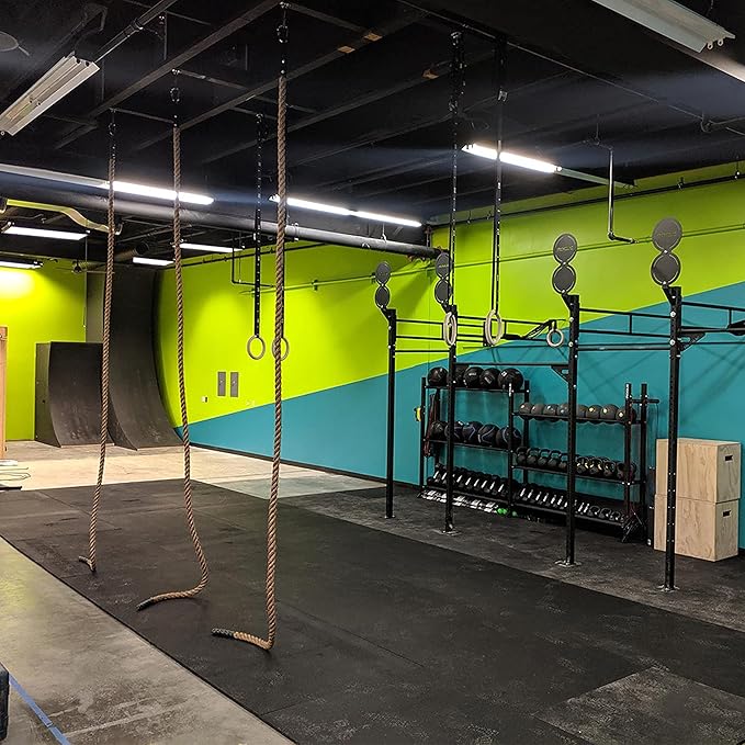 Flooring Inc's 1/4" Thick Tough Rubber Flooring Roll | Flexible Recycled Rubber Floor Mats for Home Gym | Heavy Duty Rubber Mat for Home Gyms, Sheds, Horse Stall Mat or Trailer-PurrikoPets