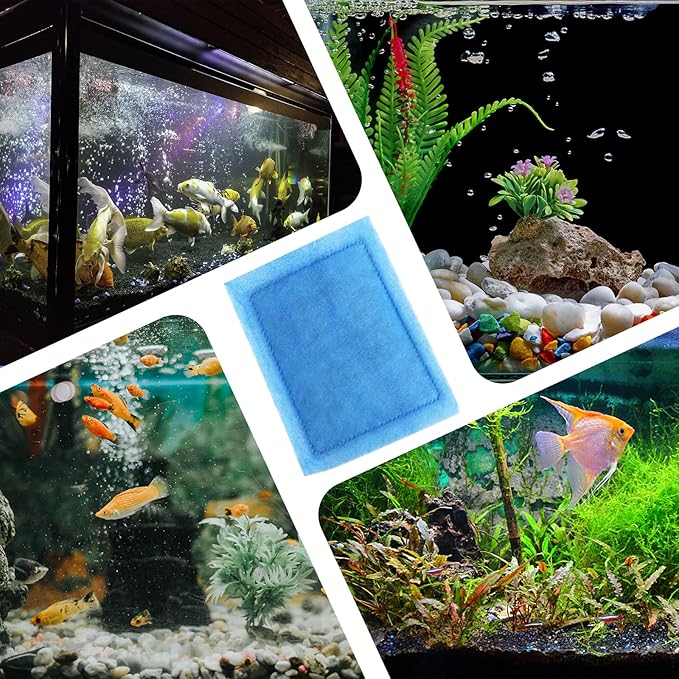 12 Pack Aquarium Filter Cartridges for Aqua-Tech 30-60/20-40 Gallon Fish Tank Power Filter Replacement, EZ-Change #3 Fish Filter Cartridge-PurrikoPets