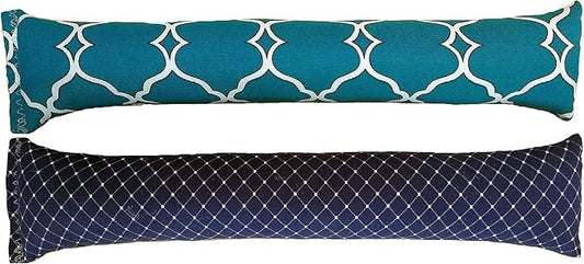 15" Catnip Cat Kicker Toys/Kitty Kick Sticks/Cat-Nip Kick Sticks (Navy and Green) (Kickers Filled with 1 oz Premium Canadian Catnip)-PurrikoPets