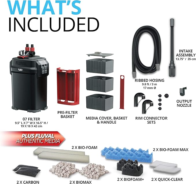 Fluval 307 Perfomance Canister Filter - for Aquariums Up to 70 Gallons - Aquarium Canister Filter-PurrikoPets