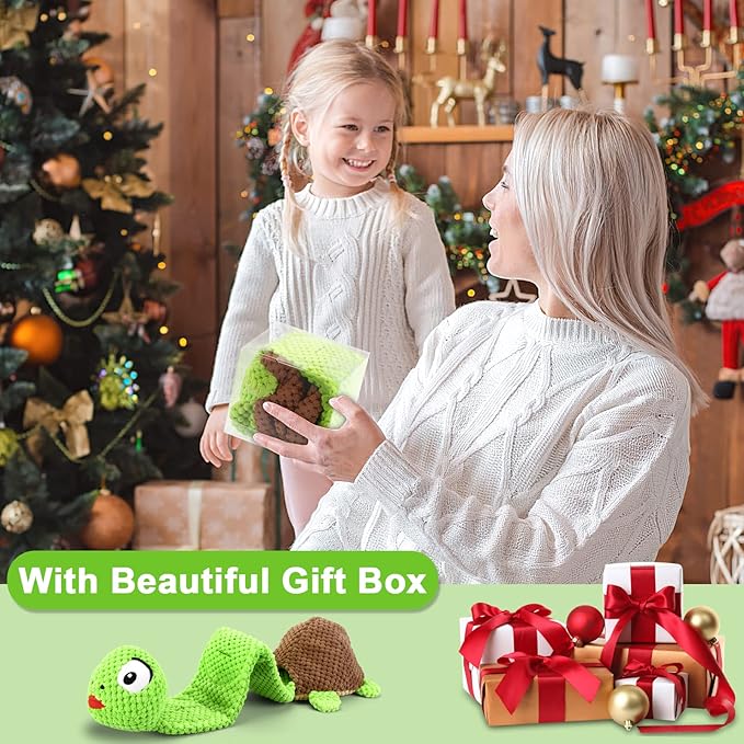 Dog Squeak Toys Dogs Enrichment Treat Dispensing Puzzle Toys Interactive Dog Toys for Large Medium Small Dogs-PurrikoPets