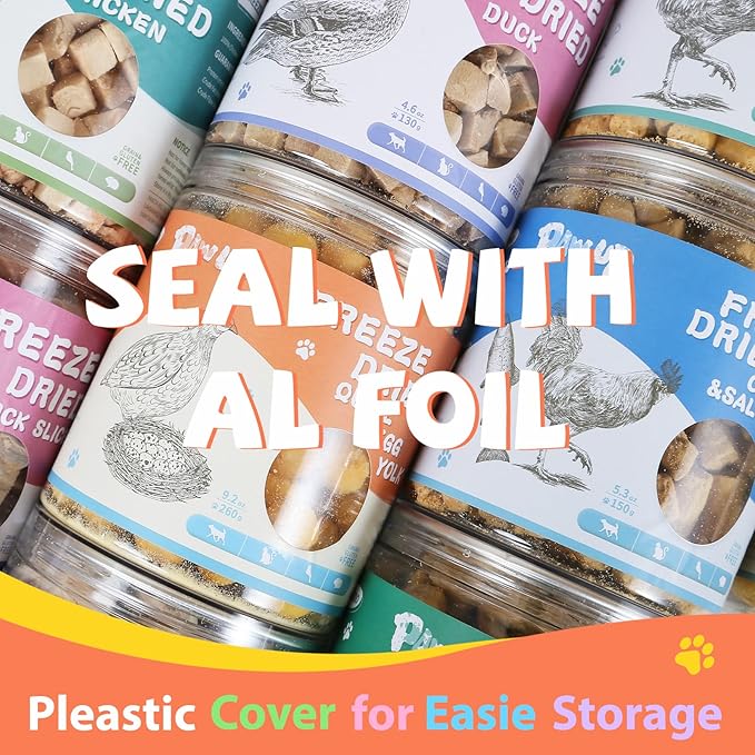 Freeze-Dried Pumpkin Treats for Dogs & Cats – High Fiber, Single Ingredient Natural Snacks for Digestion & Gut Health, Healthy Food Toppers, 1.58 oz-PurrikoPets