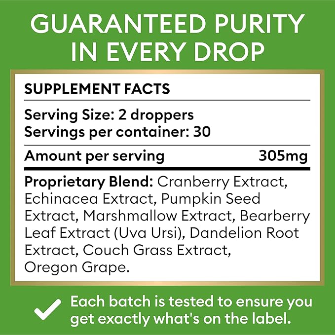 Dog UTI Treatment & Cat Urinary Tract Infection Treatment, Natural Herbal Liquid UTI Medicine, Organically Grown Cranberry Extract, Supports Urinary and Digestive Health, 2 fl oz, Made in USA-PurrikoPets
