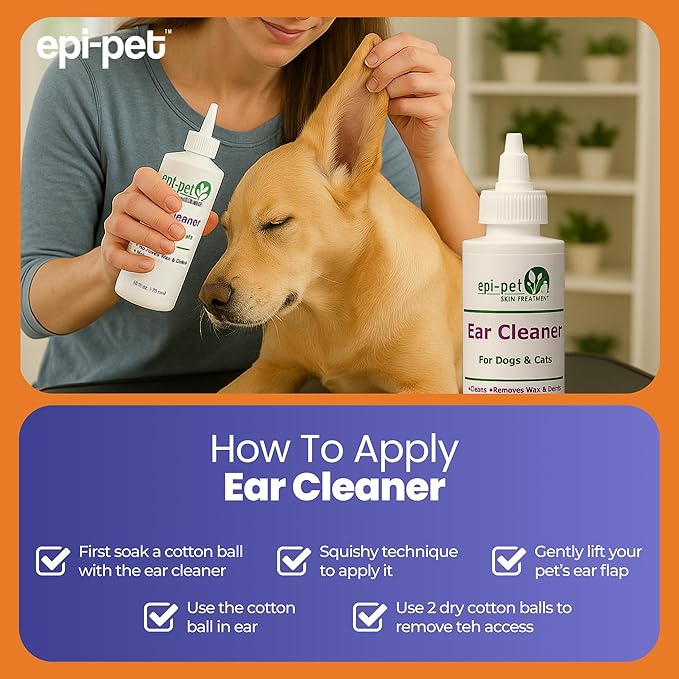 Ear Cleaner for Pets, 16-Ounce (90713)-PurrikoPets