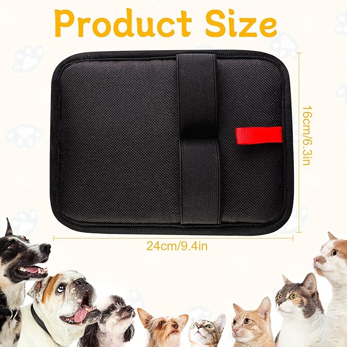 2 Pcs Static Pet Hair Removal Gloves, Reusable Electrostatic Pet Cat Dog Hair Remover Grooming Gloves Brush Tool for Couch, Furniture, Carpet, Car Seat-PurrikoPets