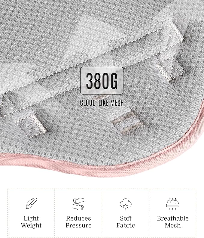 2025 New Edition, Fei & Eve MagEase Dog Harness - 3-Second Magnetic Buckles | 3-Point No-Pull Control | Heavy-Duty 900D Nylon | Dual Safety Handles | Breathable Mesh | Adjustable Fit | Small, Pink-PurrikoPets