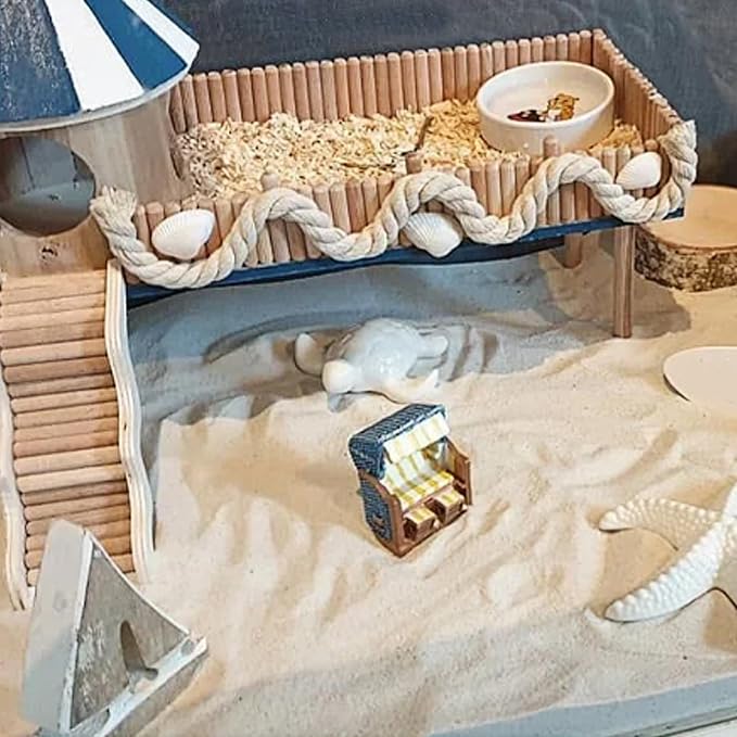 DR.DUDU Hamster Bath Sand, 2.8lb Dust Free Desert Sand or Potty Litter Sand for Hamster Chinchillas Gerbil Syrian Mice Small Animals (White)-PurrikoPets