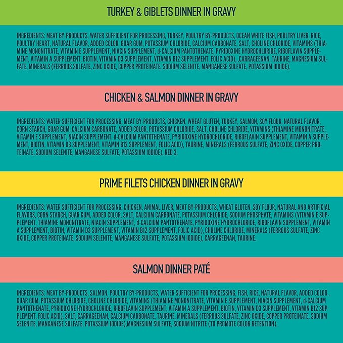 A Strong Heart Canned Wet Cat Food, Dinner Variety Pack - 5.5 oz Cans (Pack of 32), Made in The USA with Real Chicken, Turkey & Salmon-PurrikoPets