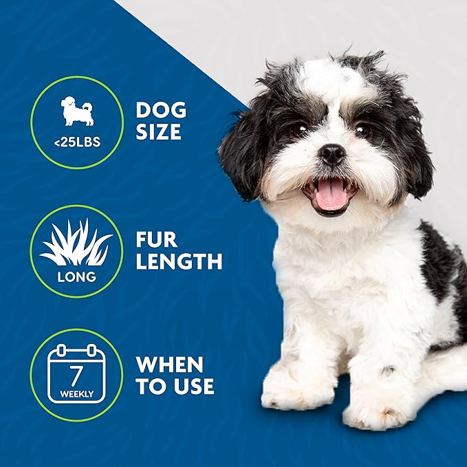 FURminator Small Dog Undercoat deShedding Tool, Long Hair, Reduces Loose Hair from Shedding-PurrikoPets