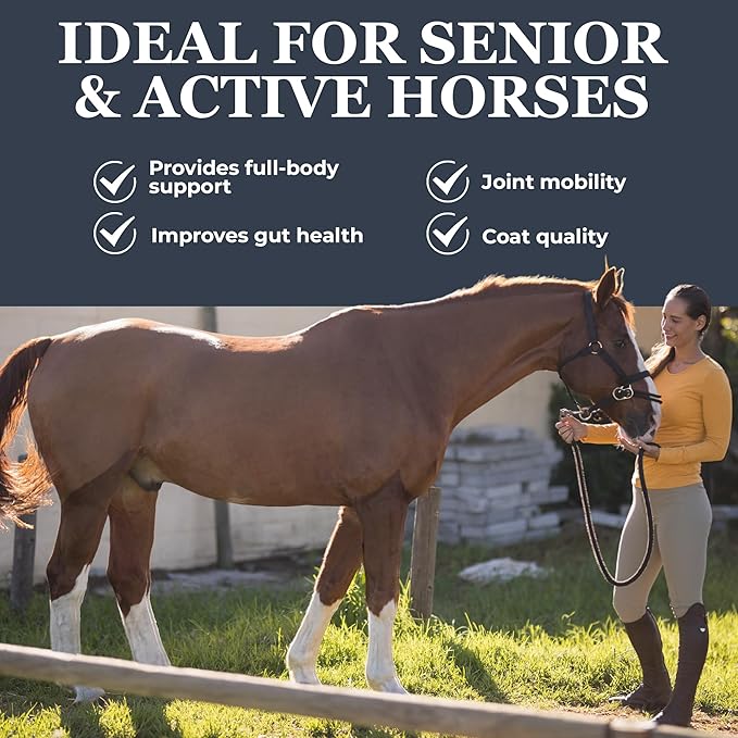 Equerry's Combined RX 4 Way | Equine Nutritional Support | Complete Formula | Digestive and Joint Support | Hoof & Hair | Probiotics Vitamins & Minerals 160 Feedings, 20lb.-PurrikoPets