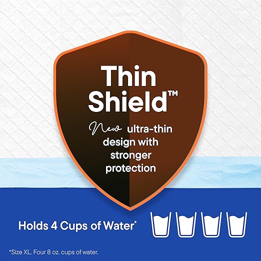 Dog Pads Large Pet Pee Pads for Dogs & Puppy Training 28" x 30" Potty Pads for Dogs [50-COUNT] Leak-Proof Dog and Puppy Pads - Quick-Dry Surface - Heavy Duty Absorbent Disposable Dog Wee Pad Bulk Pack-PurrikoPets