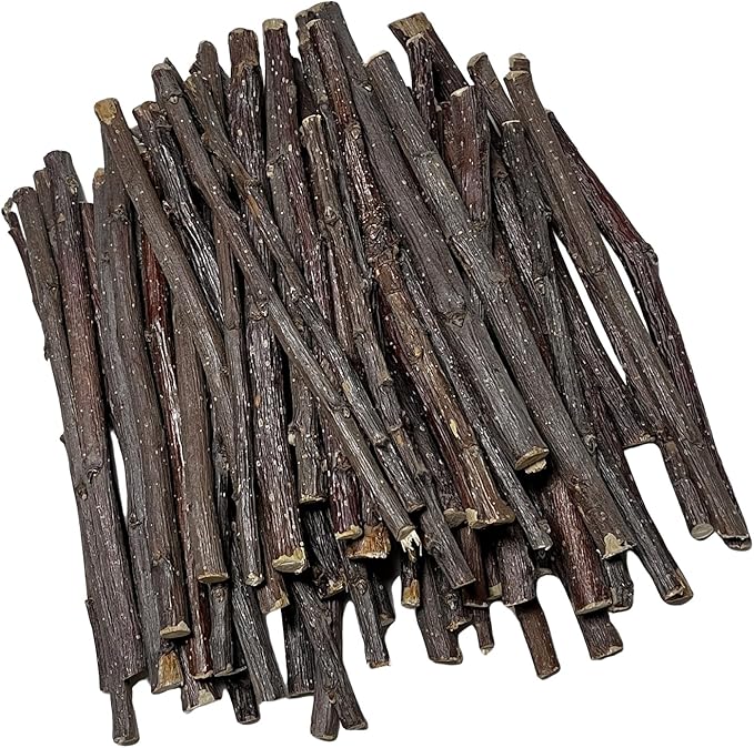 600g Apple Sticks Small Animals Wooden Pet Chew Treats Toys for Guinea Pigs Hamsters Rabbits Chinchillas Squirrels Small Animal Molar Wood Treats Toys-PurrikoPets