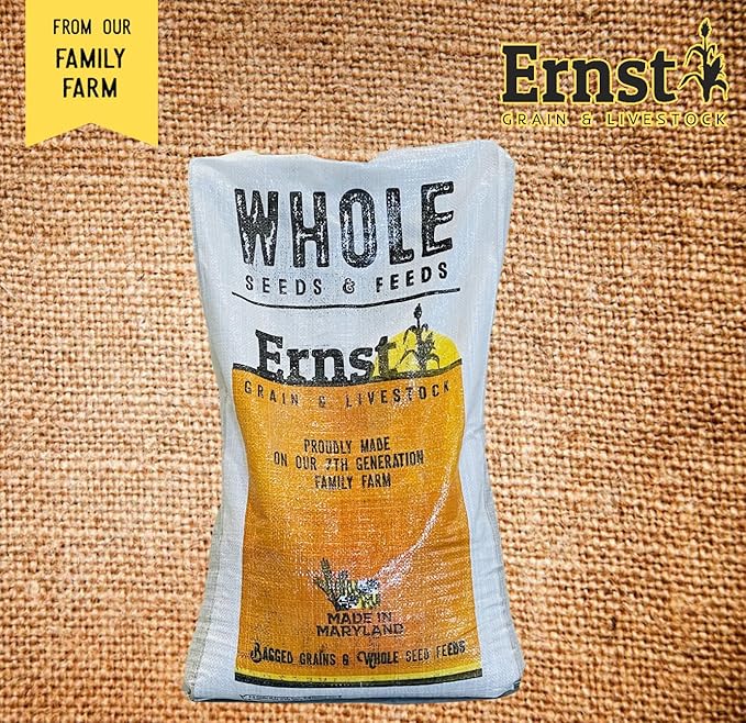Ernst Grain & Livestock's Bird and Wildlife Feed – Perfect for Birds, Ducks, Squirrels, Turkeys, Rabbits, Geese, and Deer – Non-GMO Wild Animal & Bird Feed for Outside Feeders (25lb Bag)-PurrikoPets