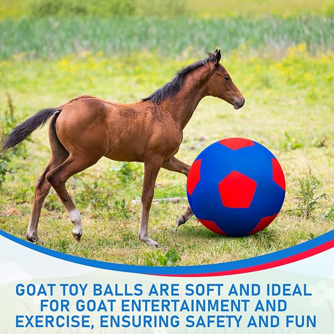 30inch Giant Herding Ball with Cover Anti Burst Ball Please Watch VCR for How to Inflation Horse Toys for Horses Stall Entertainment Play, Pump Included (Classic)-PurrikoPets