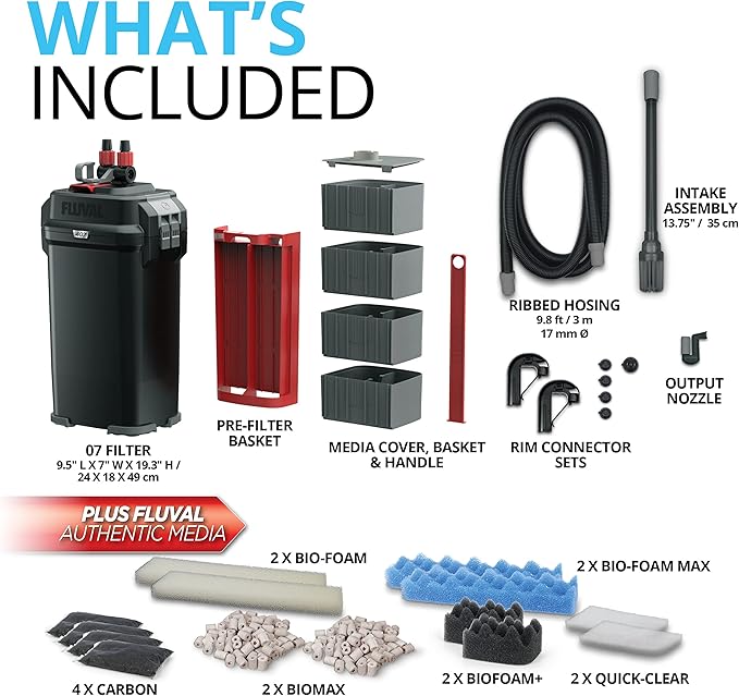 Fluval 407 Perfomance Canister Filter - for Aquariums Up to 100 Gallons - Aquarium Canister Filter-PurrikoPets