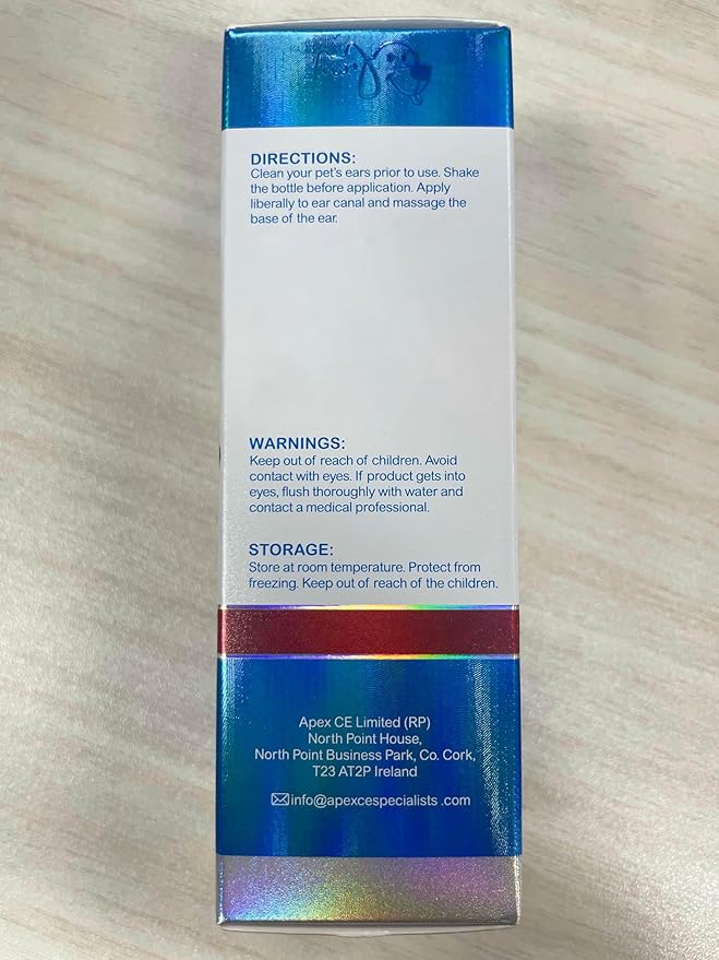 Dog Ear Infection Treatment, Cat & Dog Ear Cleaner for Itchy Relief, Antiseptic,Waxing,Cleansing, Ear Mite Treatment for Dog Cats, Yeast Ears Infection Treatment for Dogs, 2.02fl.oz-PurrikoPets