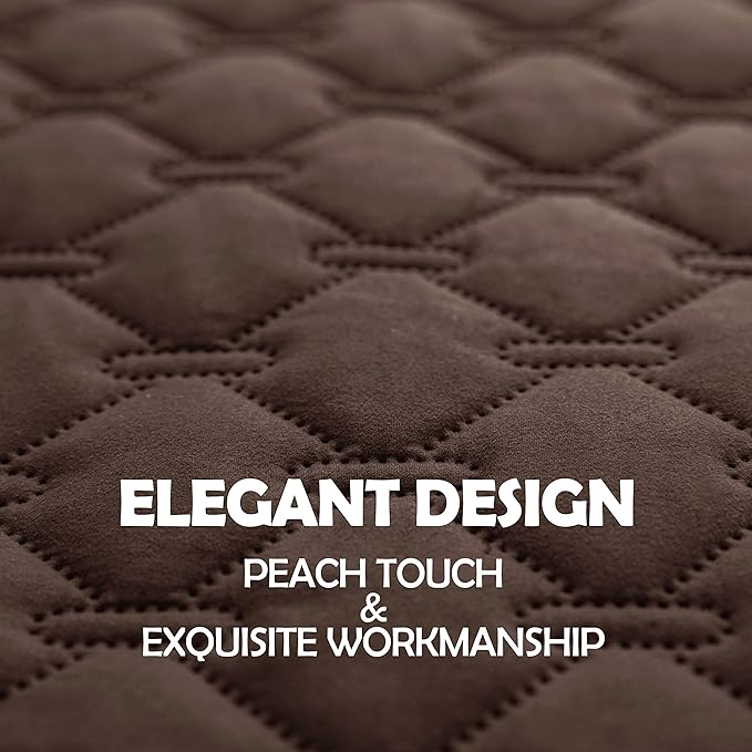 gogobunny 100% Double Sided Waterproof Dog Blanket Soft Pet Bed Cover Reversible Protect Furniture Couch Sofa Car for Puppy Cat Kids (Dark Chocolate/Light Chocolate, 30x80 Inch (Pack of 1))-PurrikoPets