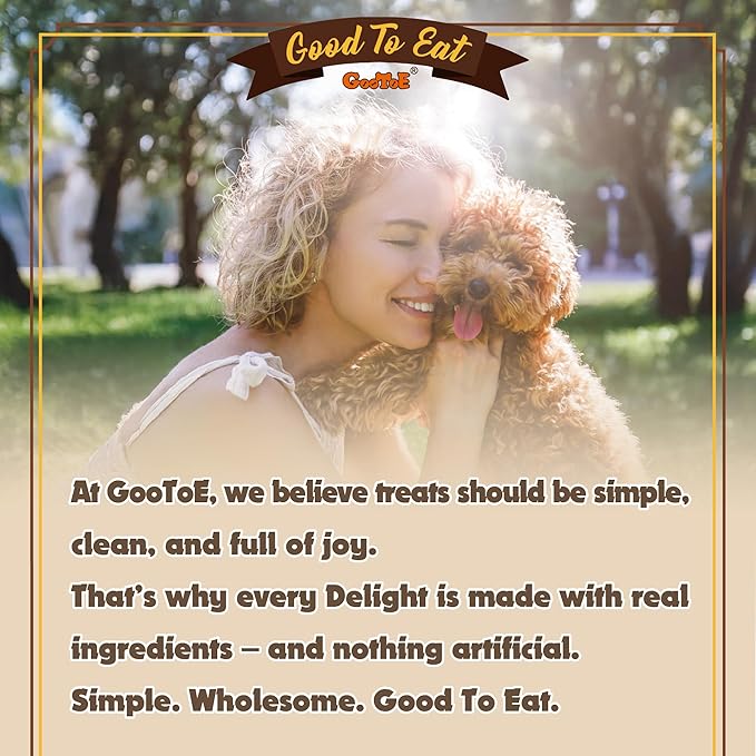 Gootoe Chicken Breast Jerky Dog Treats 1 lb, All Natural, Grain-Free, High-Protein, Low Fat, Healthy & Easily Digestible-PurrikoPets