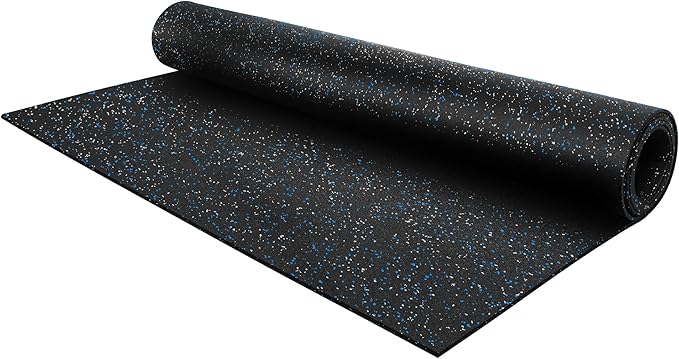 Flooring Inc's 1/4" Thick Tough Rubber Flooring Roll | Flexible Recycled Rubber Floor Mats for Home Gym | Heavy Duty Rubber Mat for Home Gyms, Sheds, Horse Stall Mat or Trailer-PurrikoPets